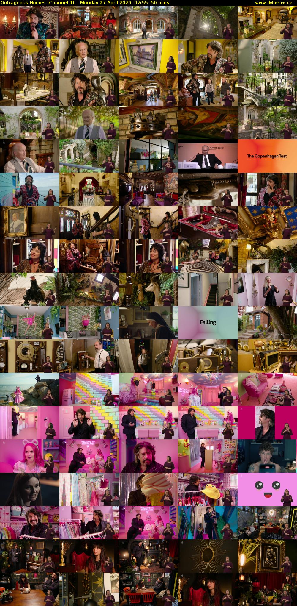 Outrageous Homes (Channel 4) Monday 27 April 2026 02:55 - 03:45