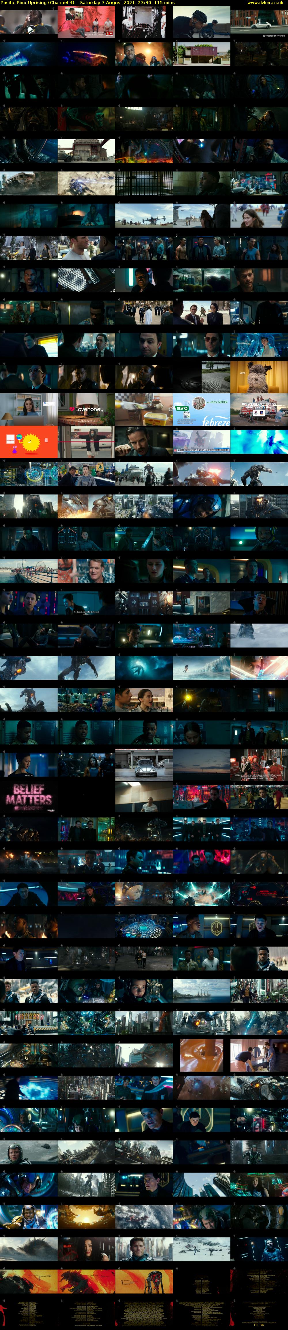 Pacific Rim: Uprising (Channel 4) Saturday 7 August 2021 23:30 - 01:25