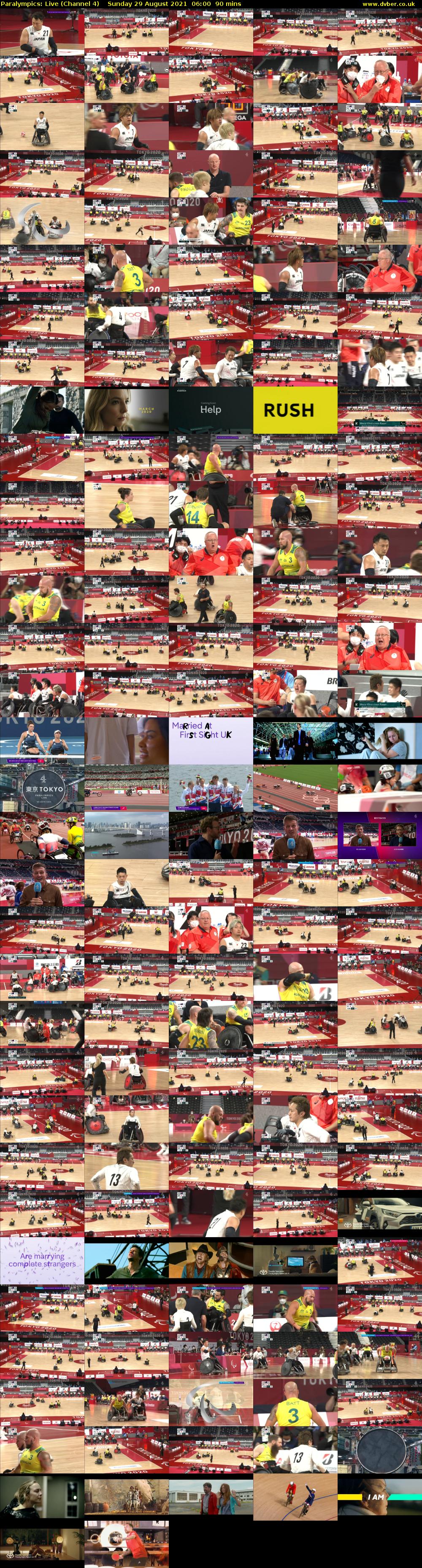 Paralympics: Live (Channel 4) Sunday 29 August 2021 06:00 - 07:30
