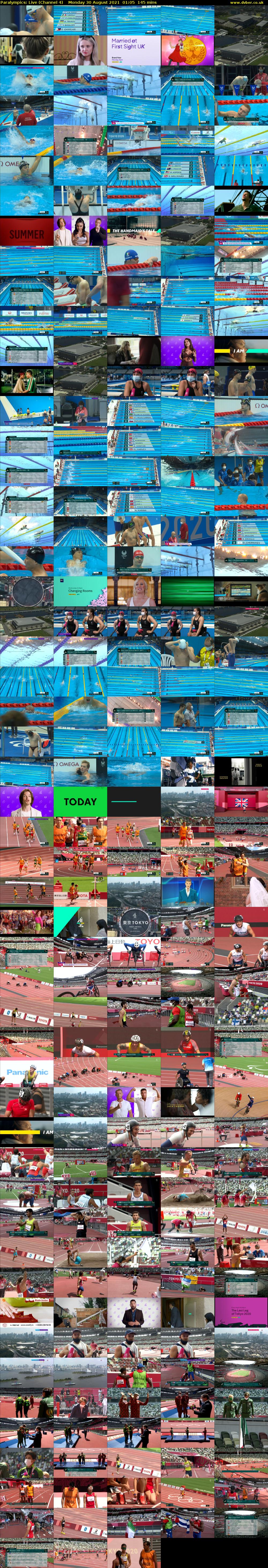 Paralympics: Live (Channel 4) Monday 30 August 2021 01:05 - 03:30