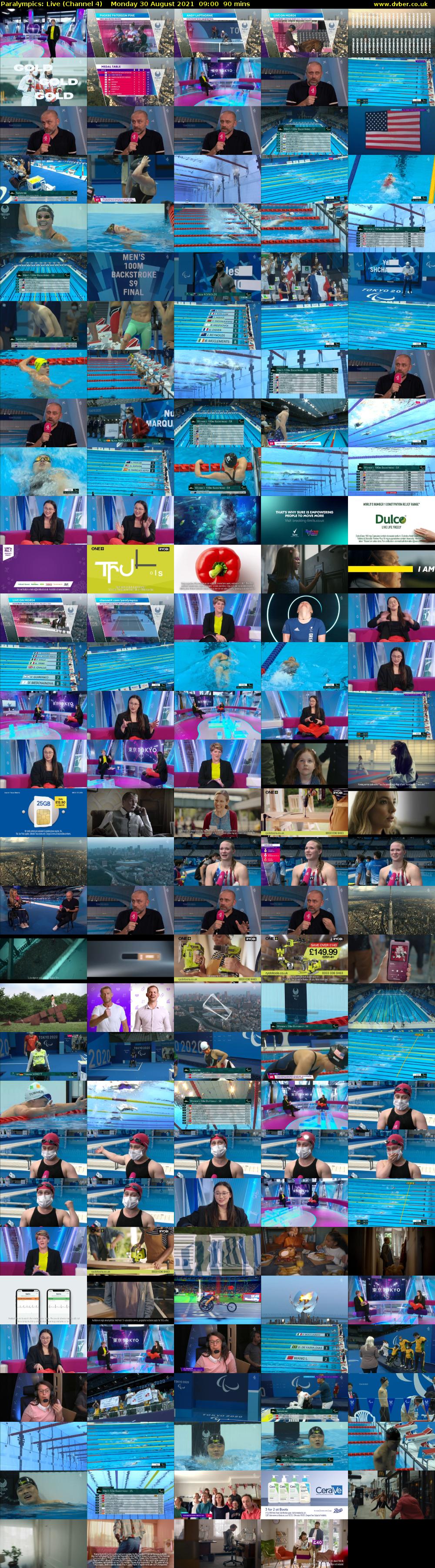 Paralympics: Live (Channel 4) Monday 30 August 2021 09:00 - 10:30