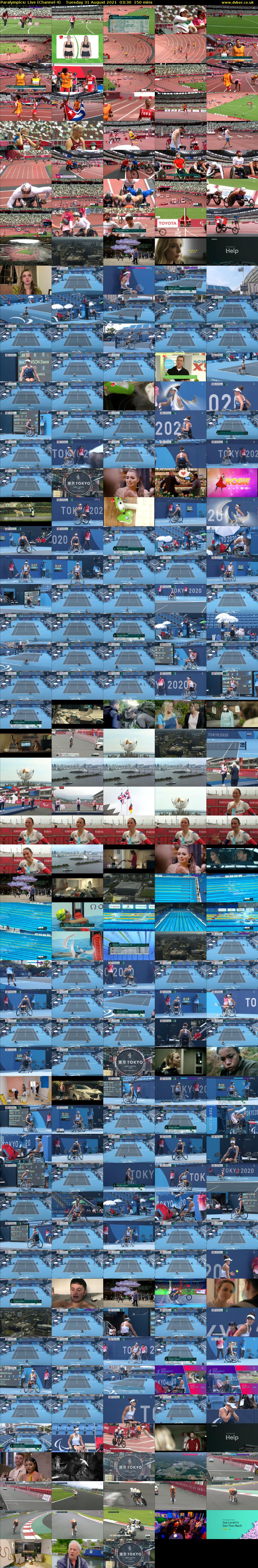 Paralympics: Live (Channel 4) Tuesday 31 August 2021 03:30 - 06:00