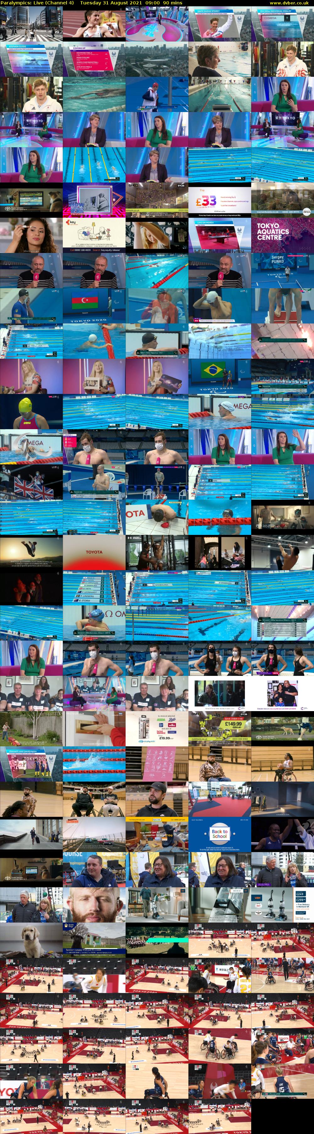 Paralympics: Live (Channel 4) Tuesday 31 August 2021 09:00 - 10:30