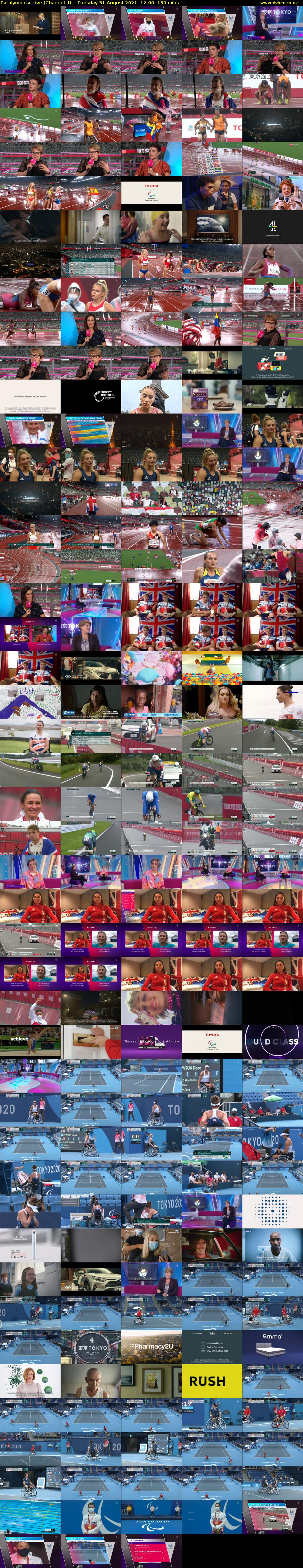 Paralympics: Live (Channel 4) Tuesday 31 August 2021 12:00 - 14:10