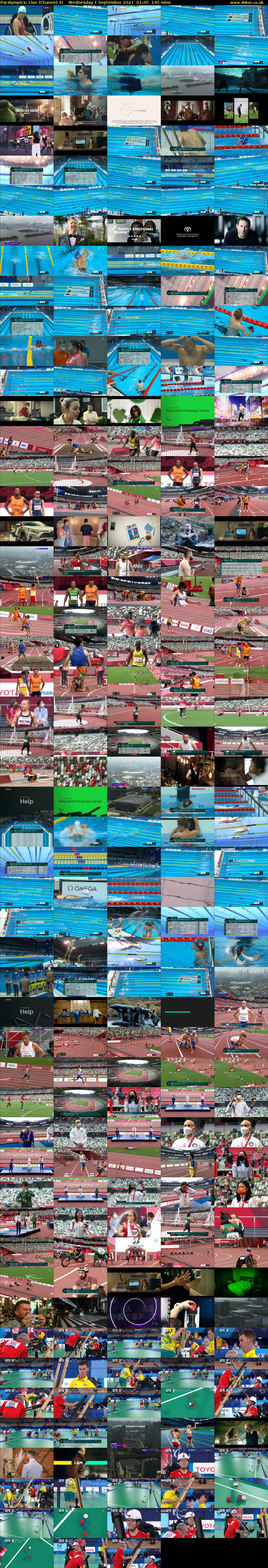Paralympics: Live (Channel 4) Wednesday 1 September 2021 01:05 - 03:30