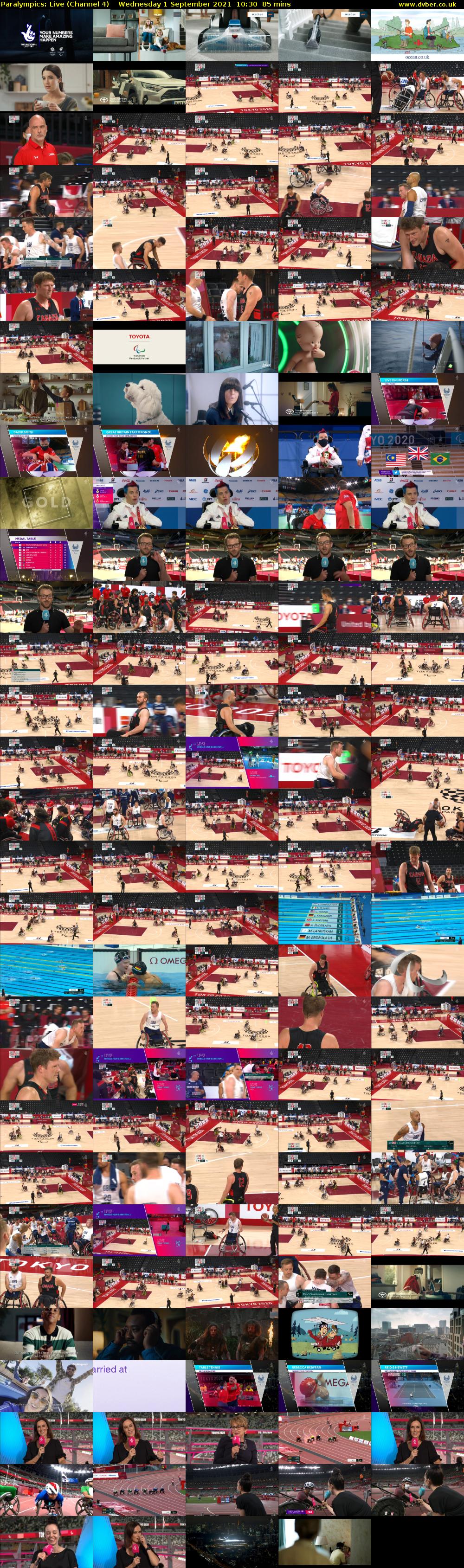 Paralympics: Live (Channel 4) Wednesday 1 September 2021 10:30 - 11:55