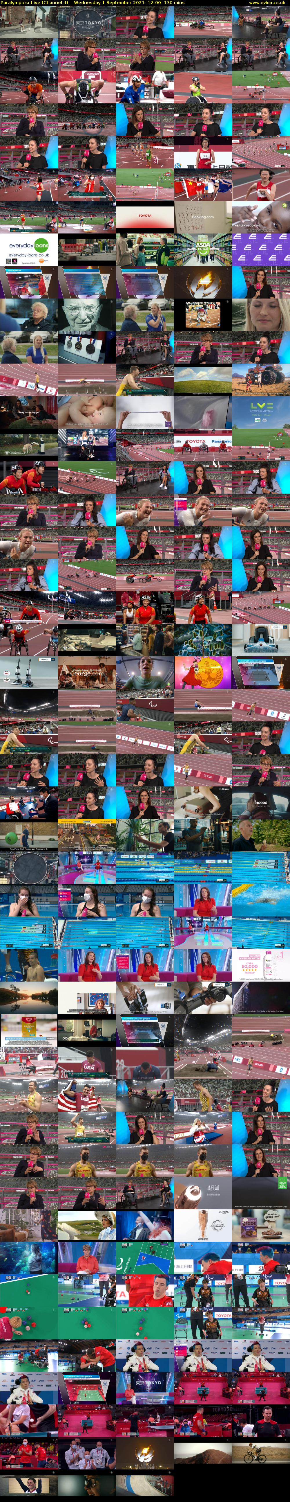 Paralympics: Live (Channel 4) Wednesday 1 September 2021 12:00 - 14:10