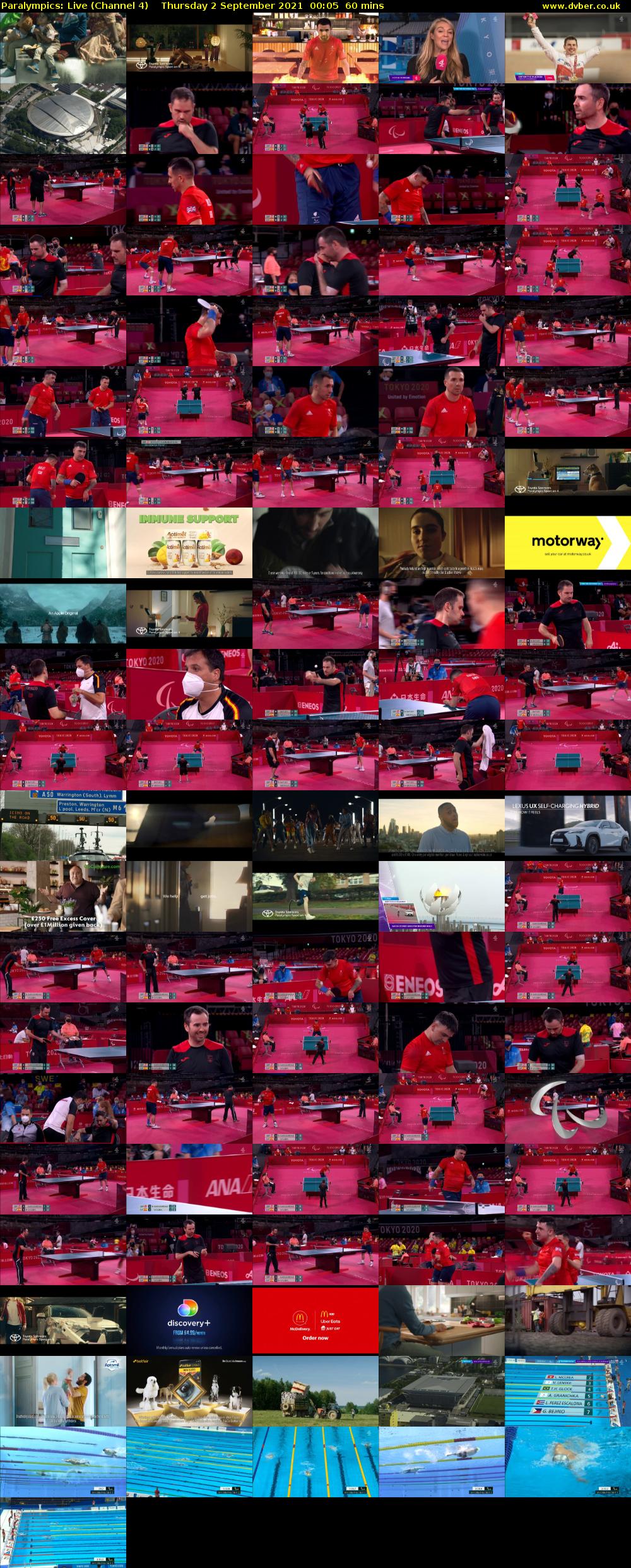 Paralympics: Live (Channel 4) Thursday 2 September 2021 00:05 - 01:05