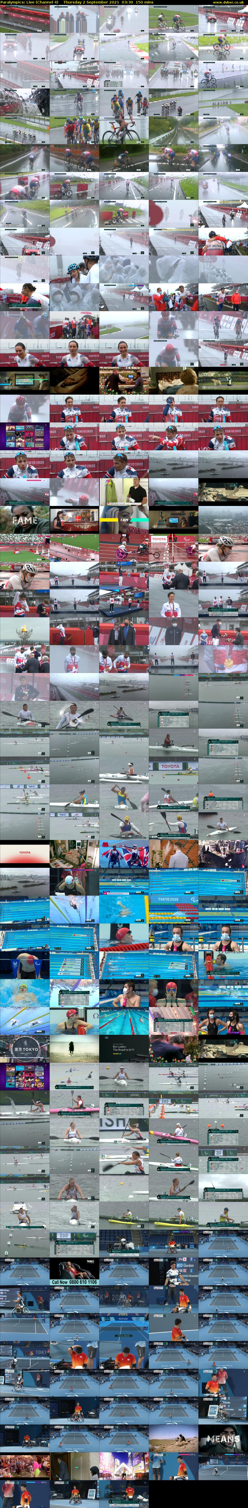 Paralympics: Live (Channel 4) Thursday 2 September 2021 03:30 - 06:00