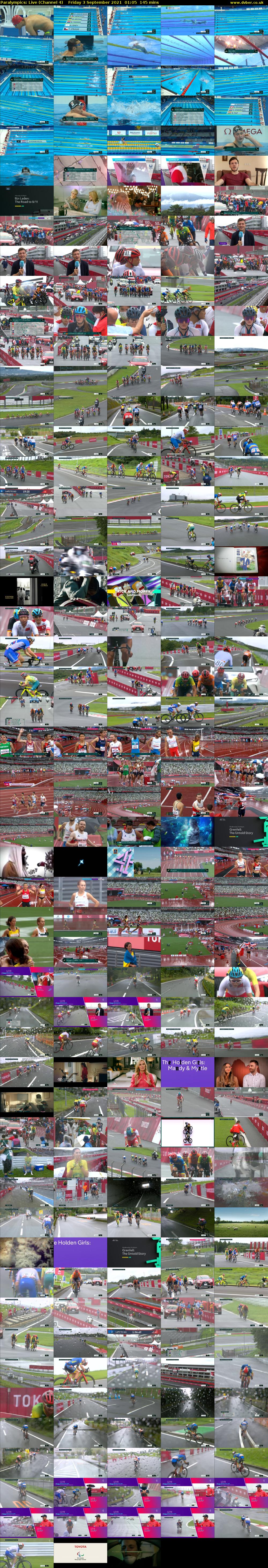 Paralympics: Live (Channel 4) Friday 3 September 2021 01:05 - 03:30