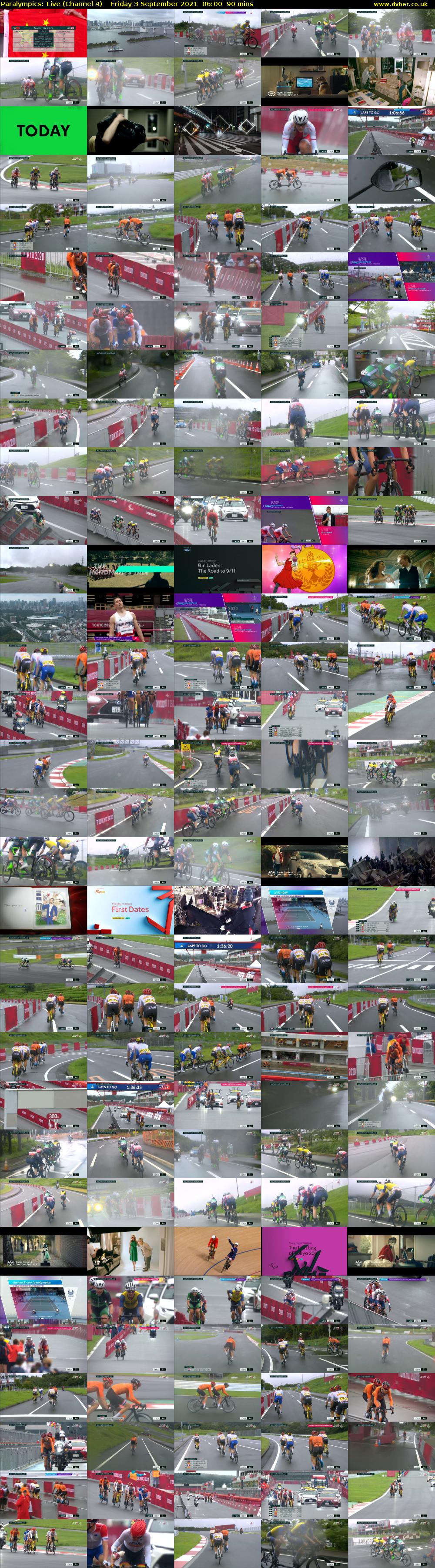 Paralympics: Live (Channel 4) Friday 3 September 2021 06:00 - 07:30