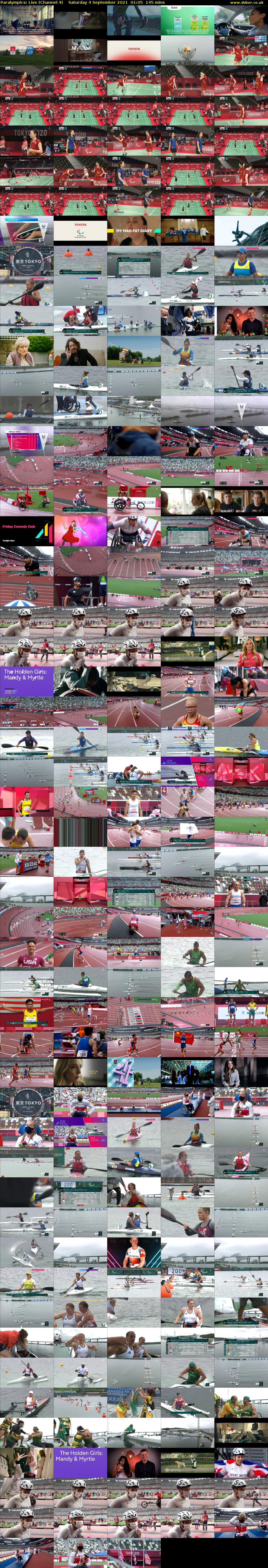Paralympics: Live (Channel 4) Saturday 4 September 2021 01:05 - 03:30