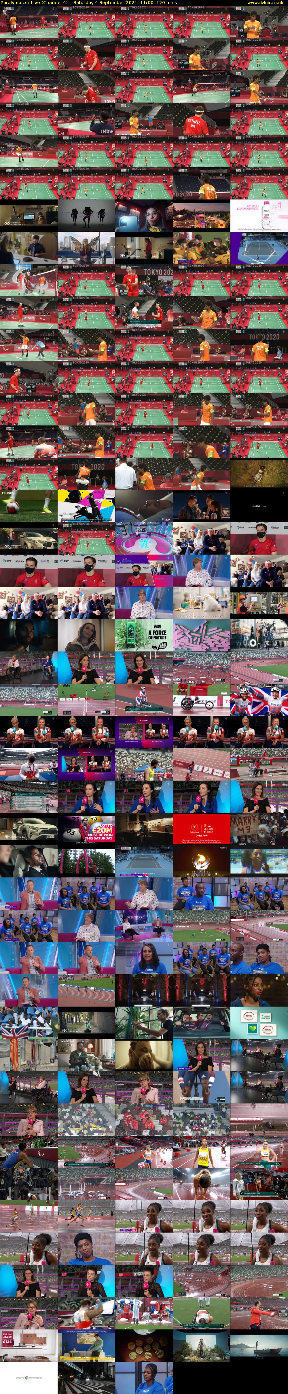 Paralympics: Live (Channel 4) Saturday 4 September 2021 11:00 - 13:00