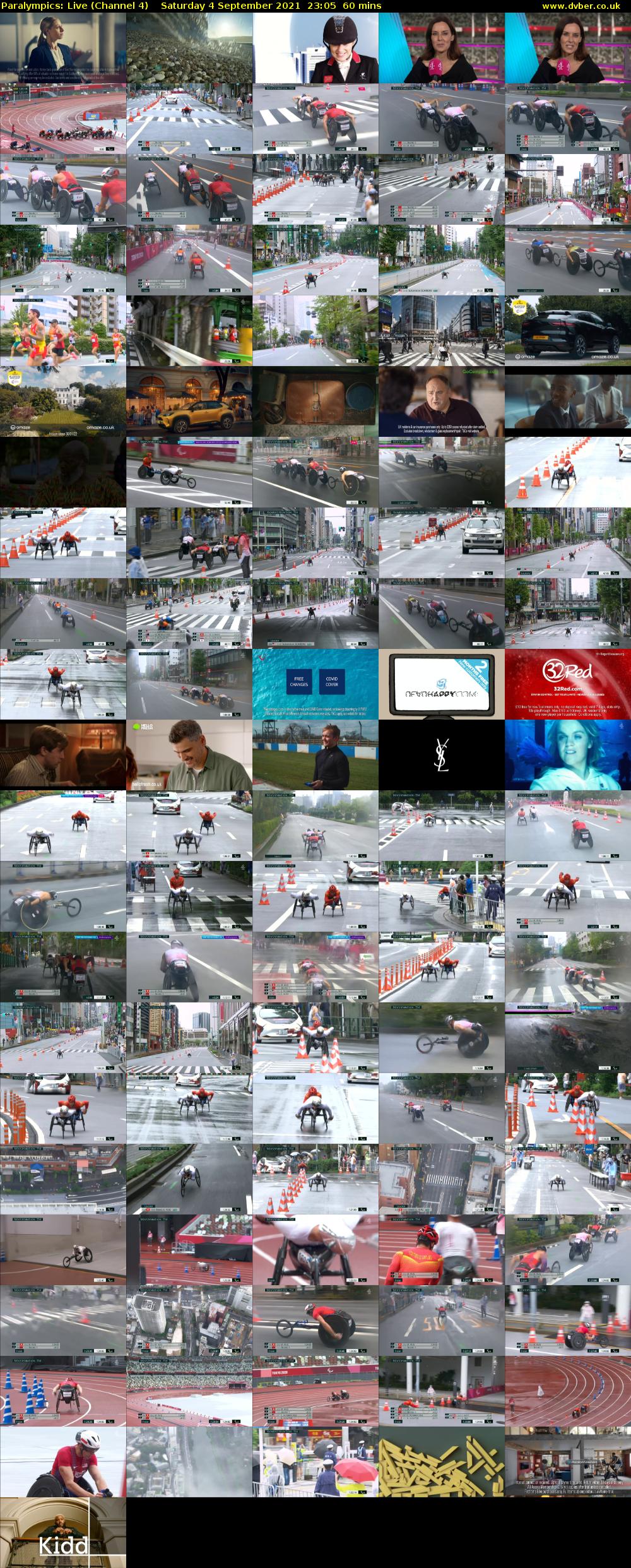 Paralympics: Live (Channel 4) Saturday 4 September 2021 23:05 - 00:05