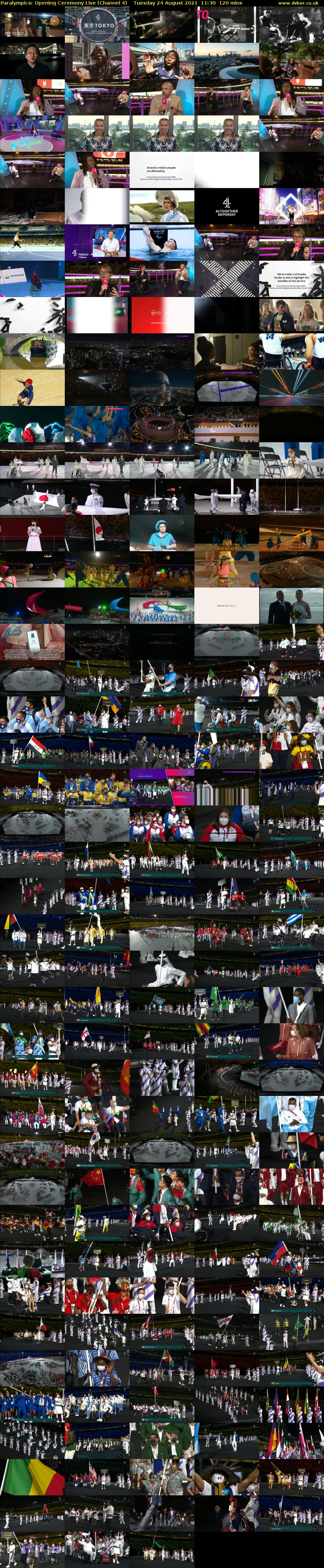 Paralympics: Opening Ceremony Live (Channel 4) Tuesday 24 August 2021 11:30 - 13:30