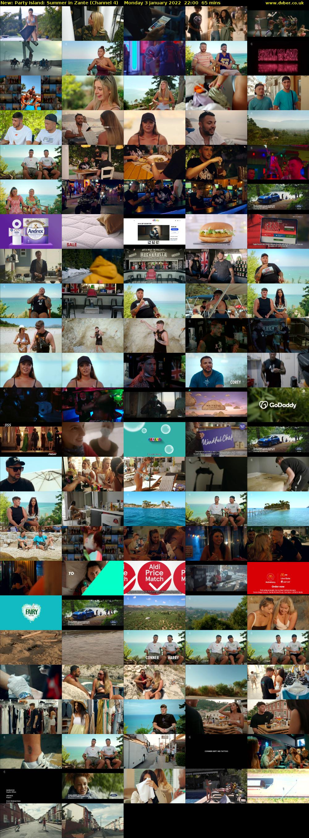Party Island: Summer in Zante (Channel 4) Monday 3 January 2022 22:00 - 23:05