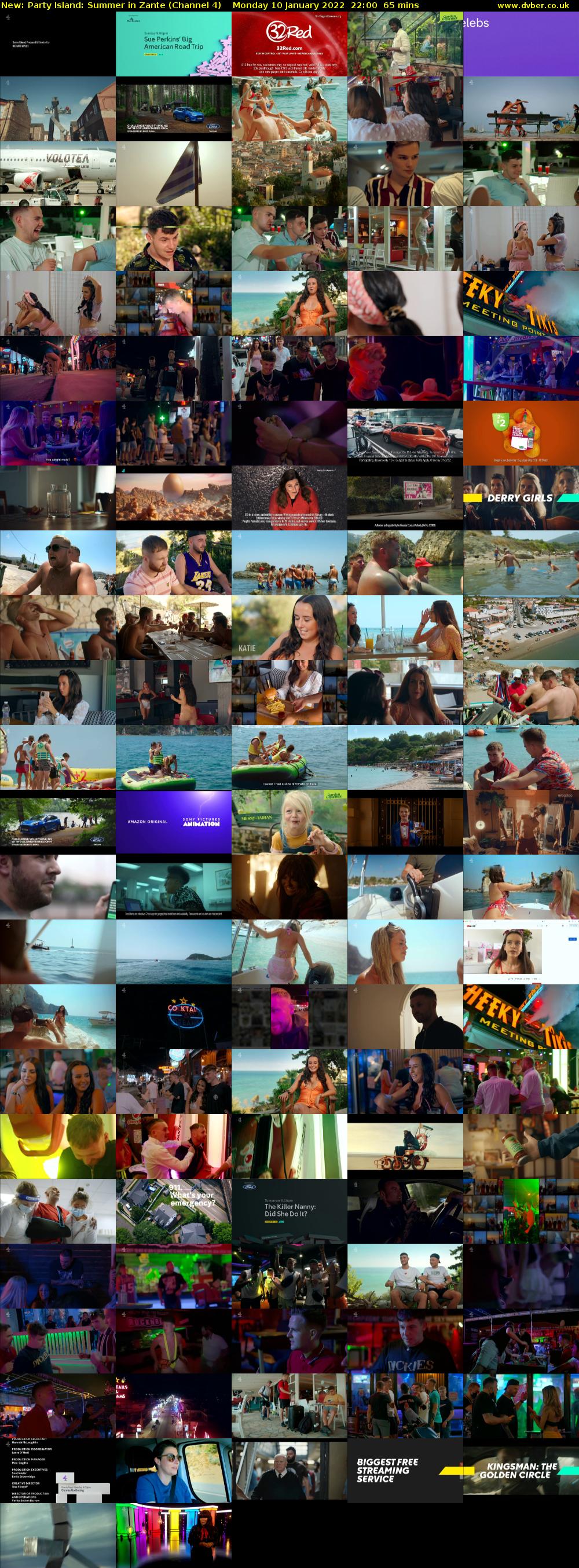 Party Island: Summer in Zante (Channel 4) Monday 10 January 2022 22:00 - 23:05