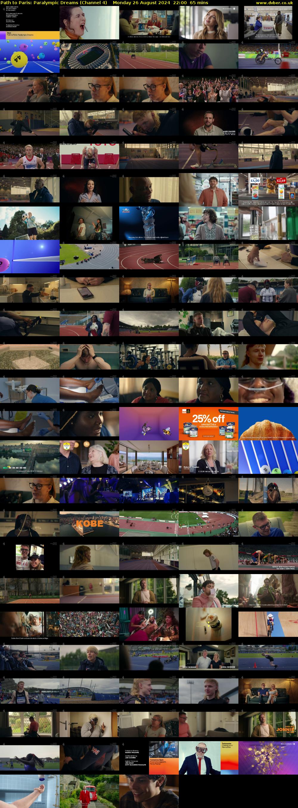 Path to Paris: Paralympic Dreams (Channel 4) Monday 26 August 2024 22:00 - 23:05