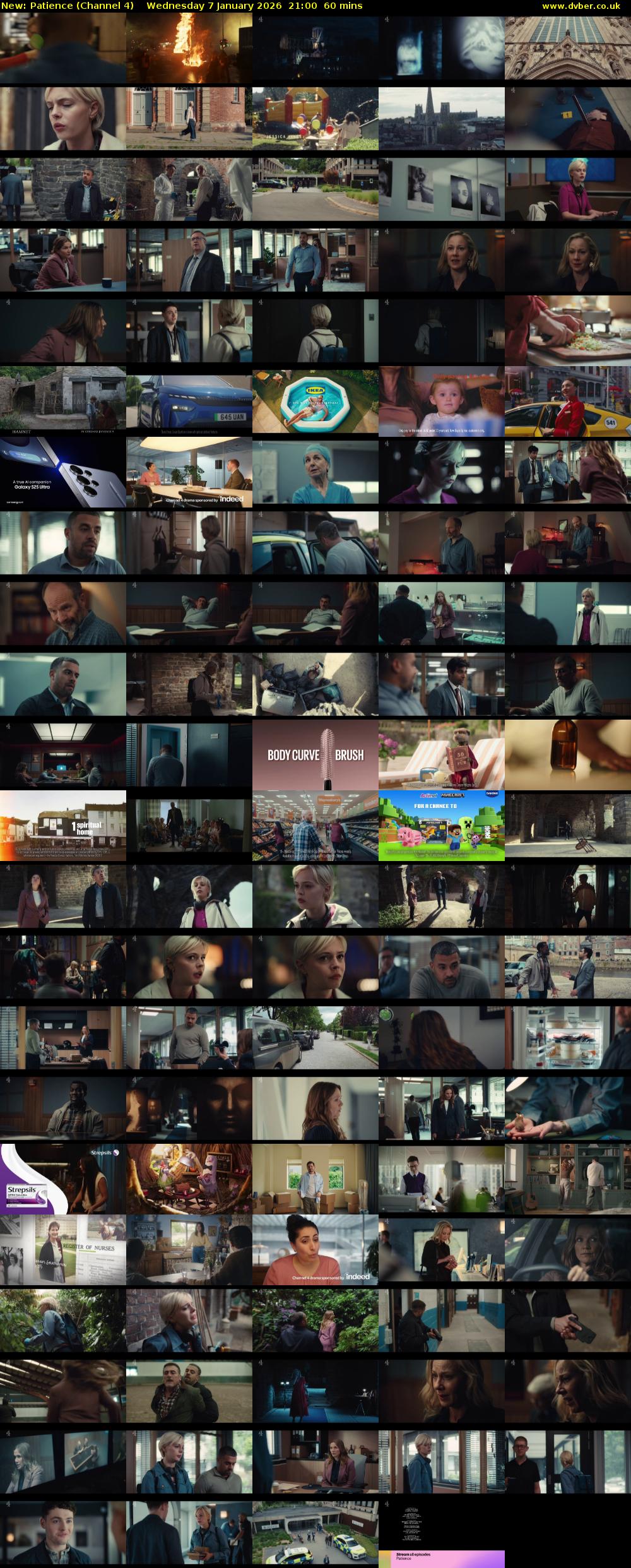 Patience (Channel 4) Wednesday 7 January 2026 21:00 - 22:00