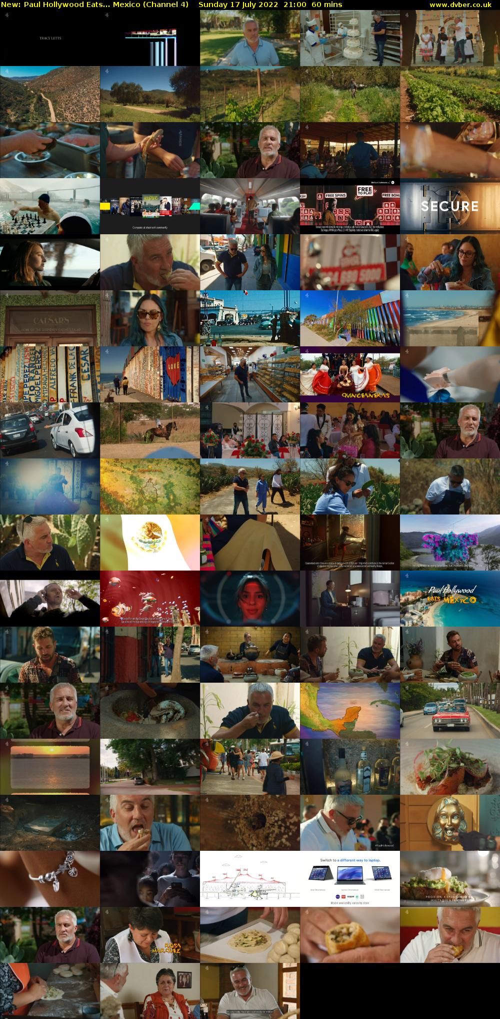 Paul Hollywood Eats... Mexico (Channel 4) Sunday 17 July 2022 21:00 - 22:00