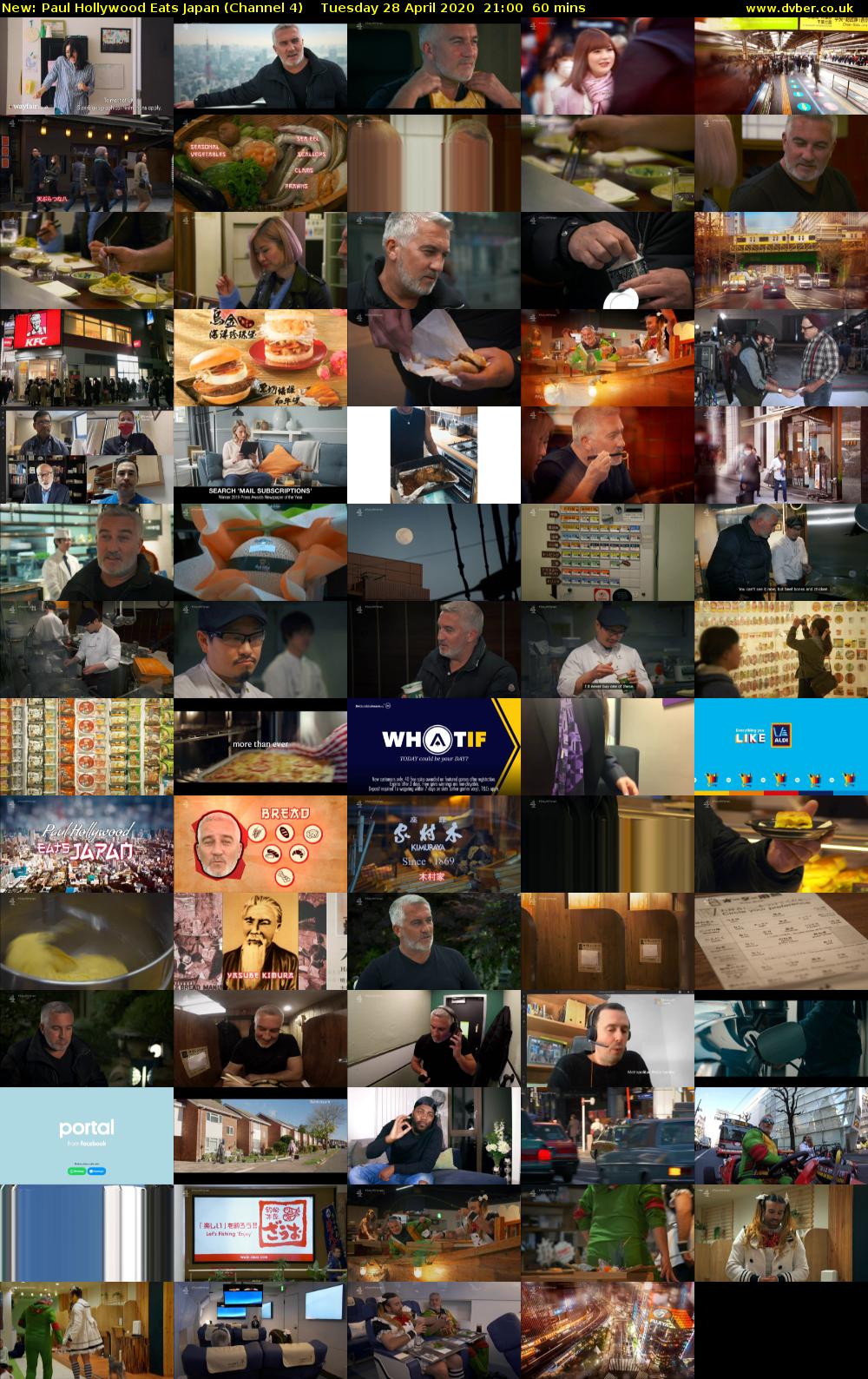 Paul Hollywood Eats Japan (Channel 4) Tuesday 28 April 2020 21:00 - 22:00