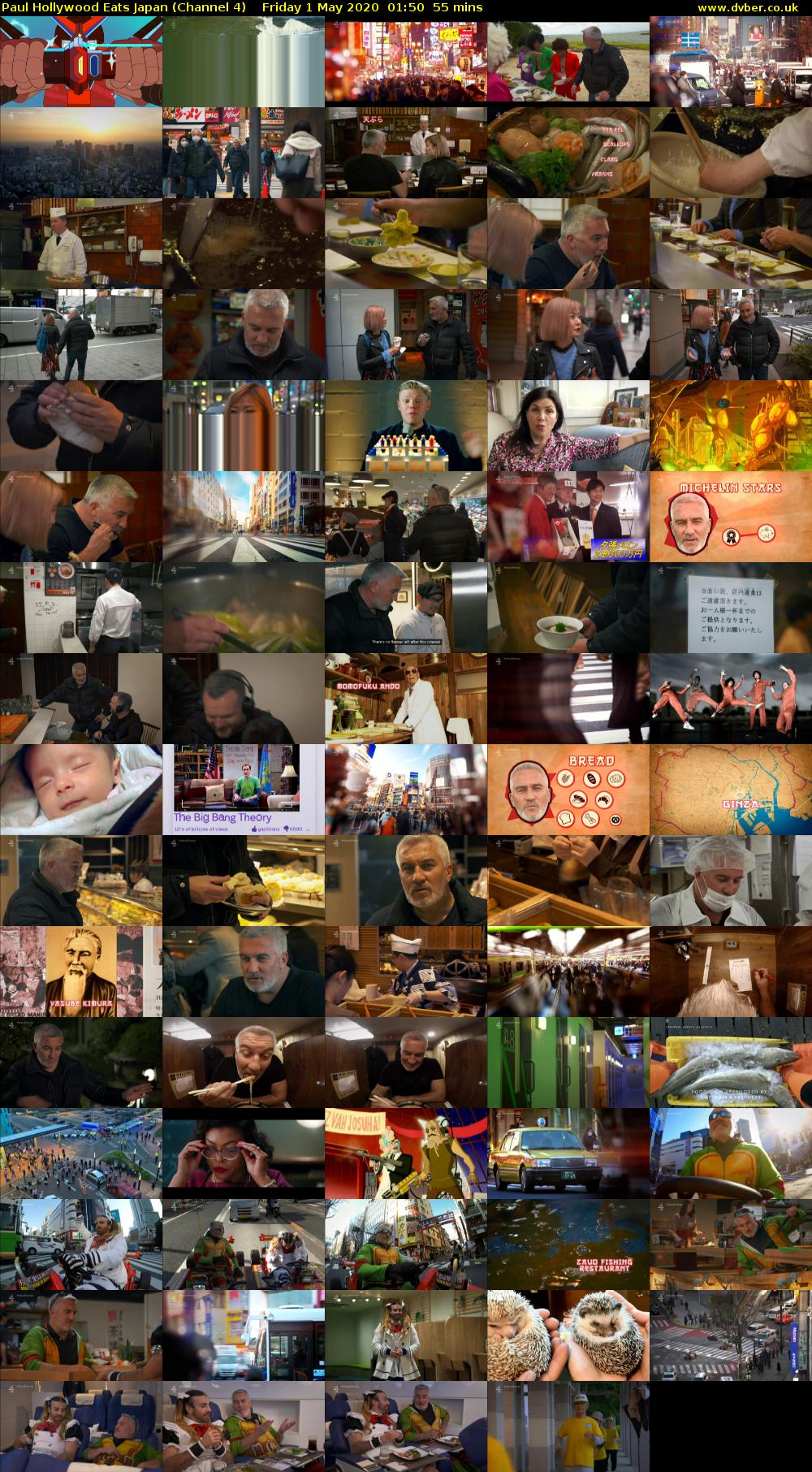 Paul Hollywood Eats Japan (Channel 4) Friday 1 May 2020 01:50 - 02:45