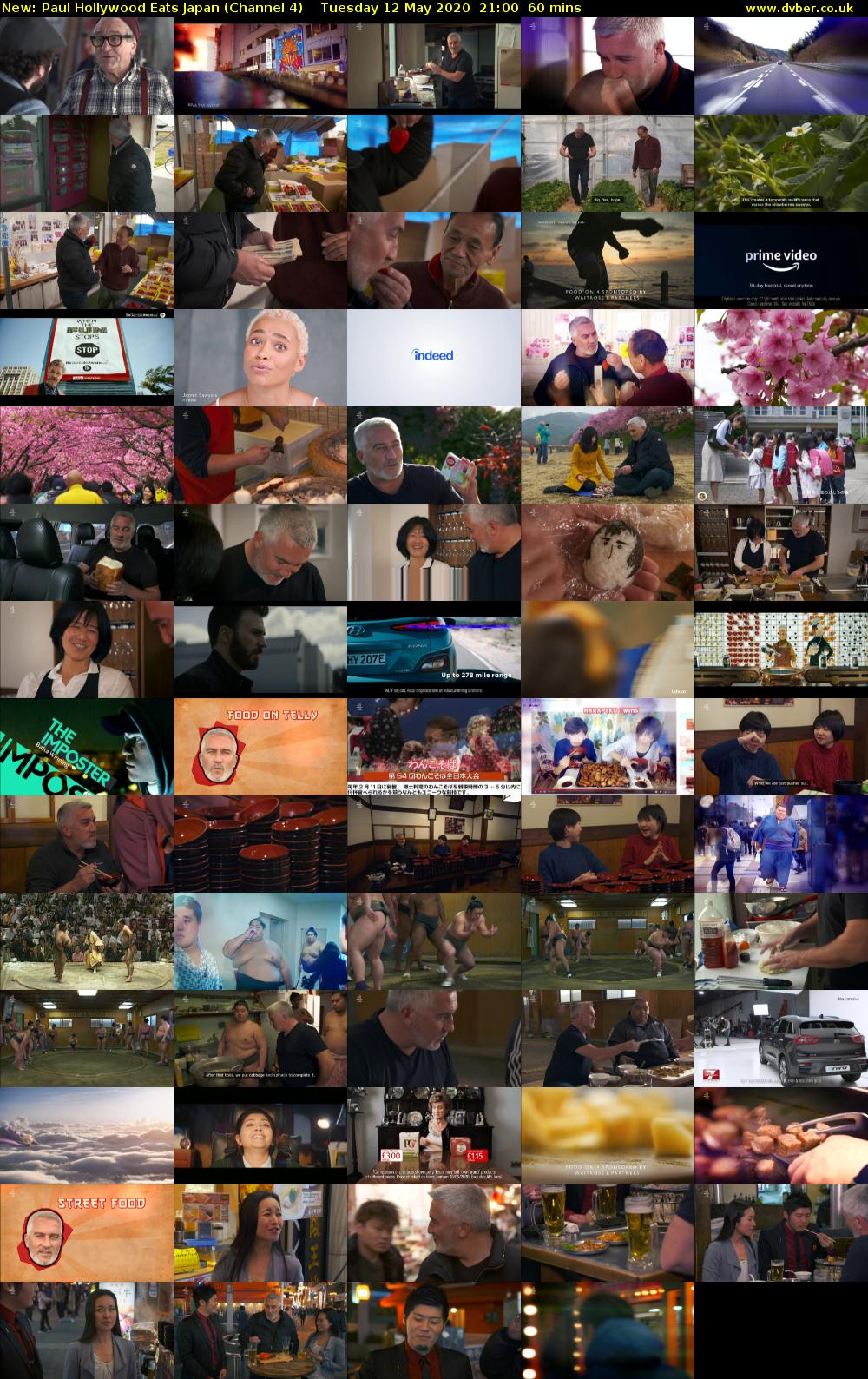 Paul Hollywood Eats Japan (Channel 4) Tuesday 12 May 2020 21:00 - 22:00