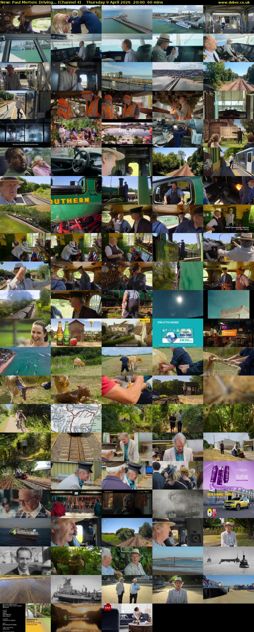 Paul Merton: Driving... (Channel 4) Thursday 9 April 2026 20:00 - 21:00