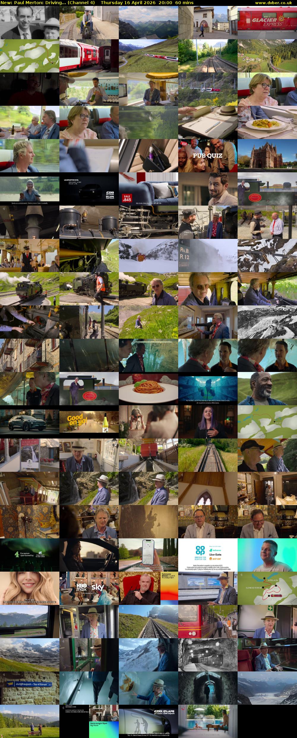 Paul Merton: Driving... (Channel 4) Thursday 16 April 2026 20:00 - 21:00