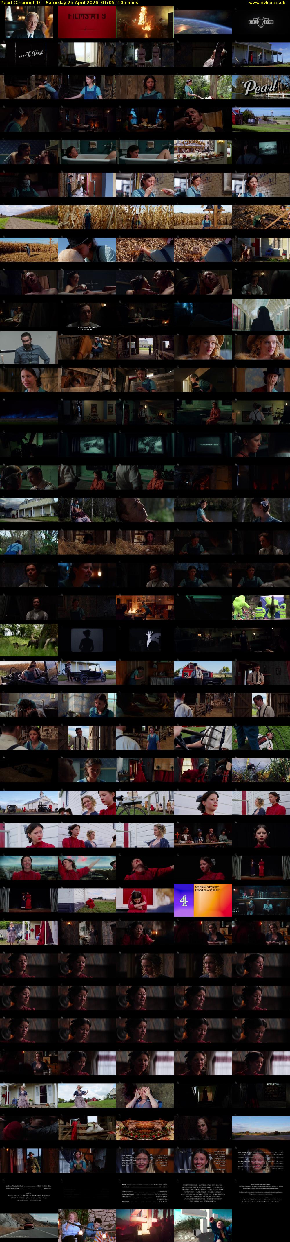 Pearl (Channel 4) Saturday 25 April 2026 01:05 - 02:50