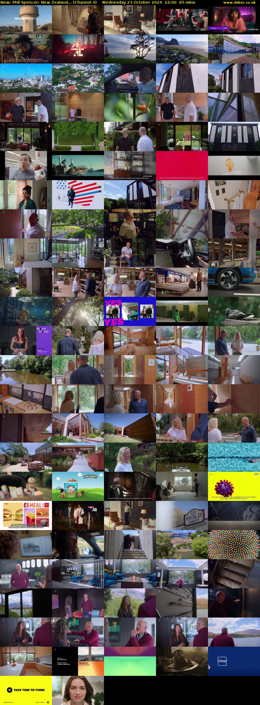 Phil Spencer: New Zealand... (Channel 4) Wednesday 23 October 2024 22:00 - 23:05