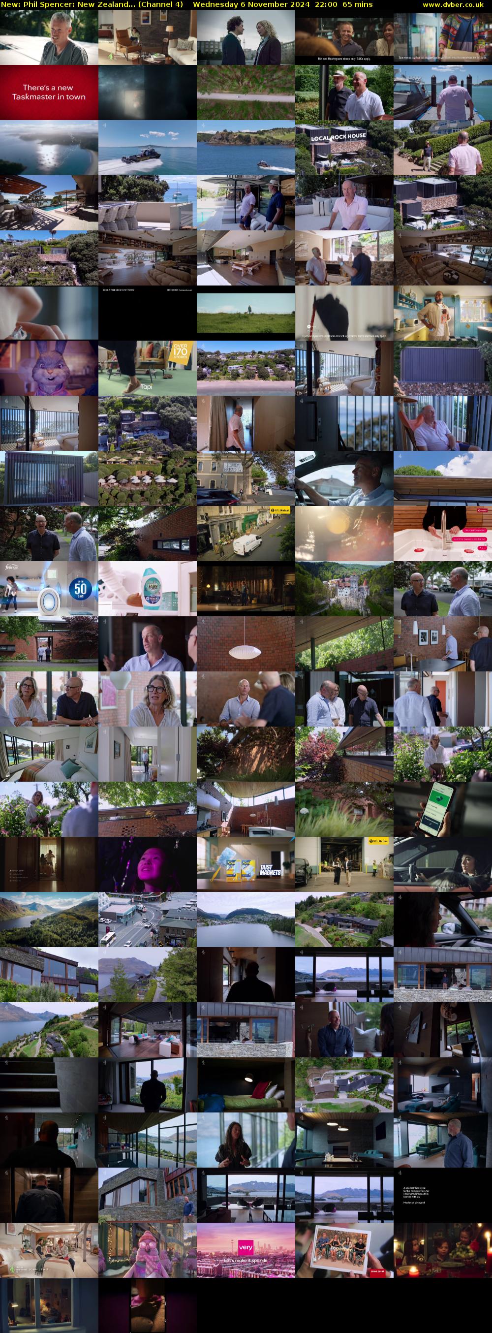 Phil Spencer: New Zealand... (Channel 4) Wednesday 6 November 2024 22:00 - 23:05