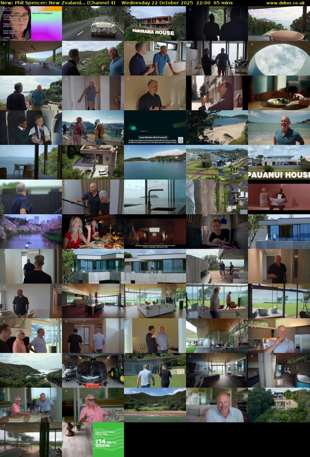 Phil Spencer: New Zealand... (Channel 4) Wednesday 22 October 2025 22:00 - 23:05