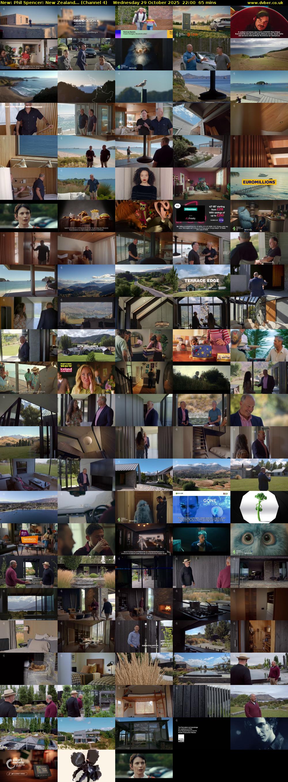 Phil Spencer: New Zealand... (Channel 4) Wednesday 29 October 2025 22:00 - 23:05