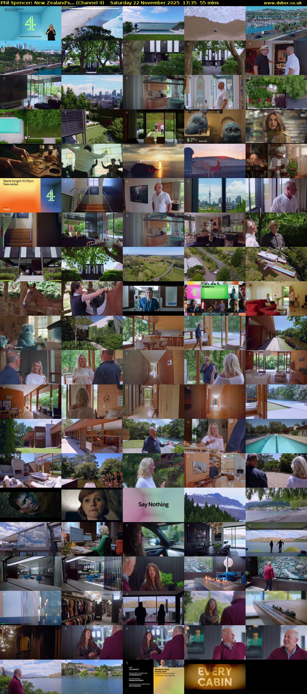 Phil Spencer: New Zealand's... (Channel 4) Saturday 22 November 2025 17:35 - 18:30