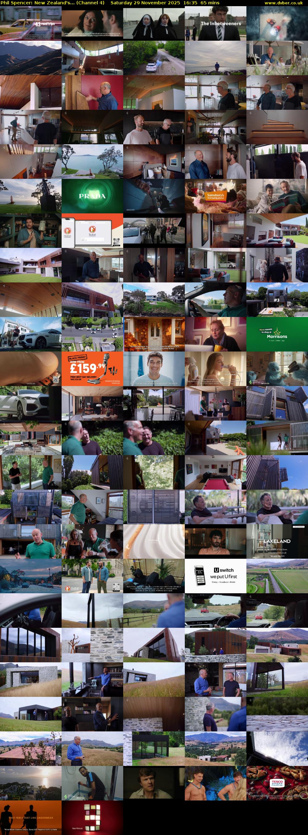 Phil Spencer: New Zealand's... (Channel 4) Saturday 29 November 2025 16:35 - 17:40