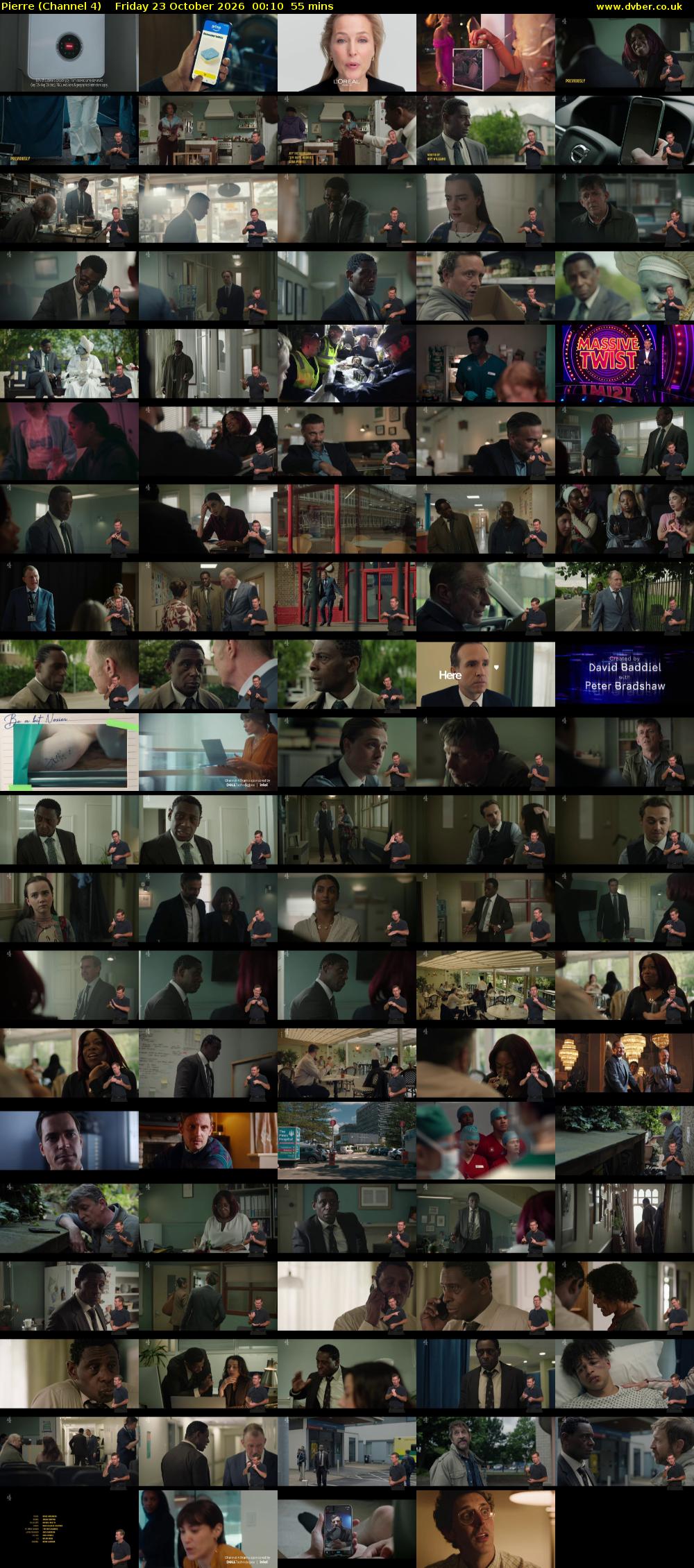 Pierre (Channel 4) Friday 23 October 2026 00:10 - 01:05