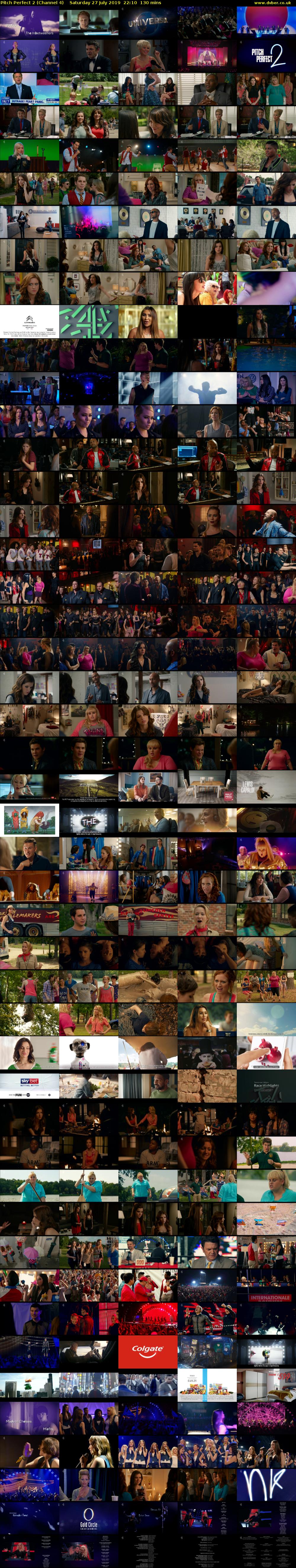 Pitch Perfect 2 (Channel 4) Saturday 27 July 2019 22:10 - 00:20