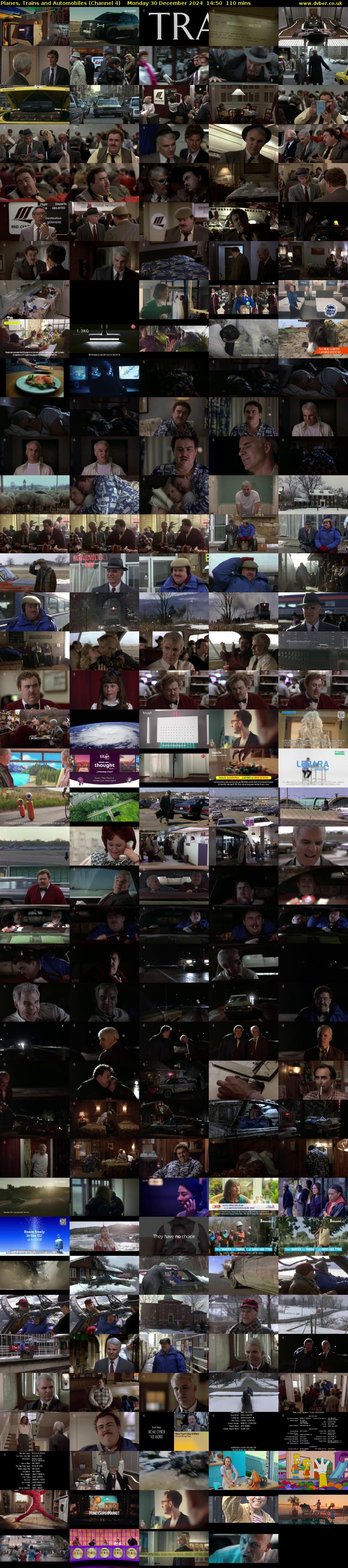 Planes, Trains and Automobiles (Channel 4) Monday 30 December 2024 14:50 - 16:40