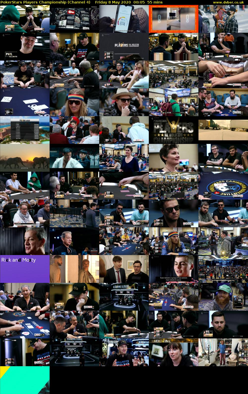 PokerStars Players Championship (Channel 4) Friday 8 May 2020 00:05 - 01:00