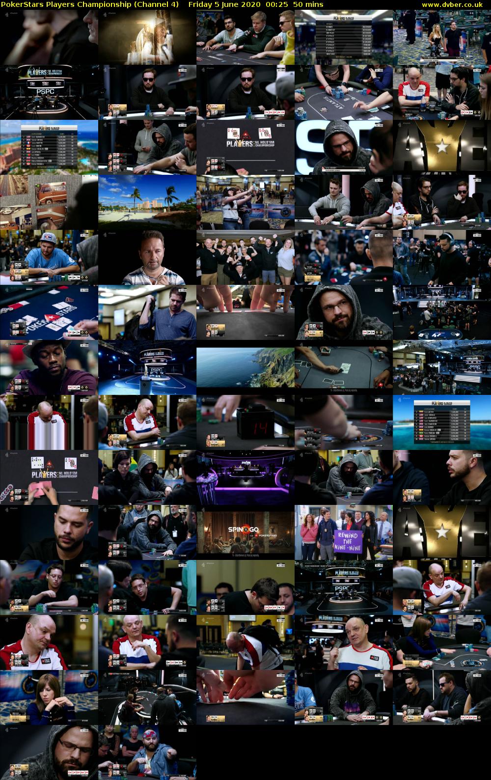 PokerStars Players Championship (Channel 4) Friday 5 June 2020 00:25 - 01:15