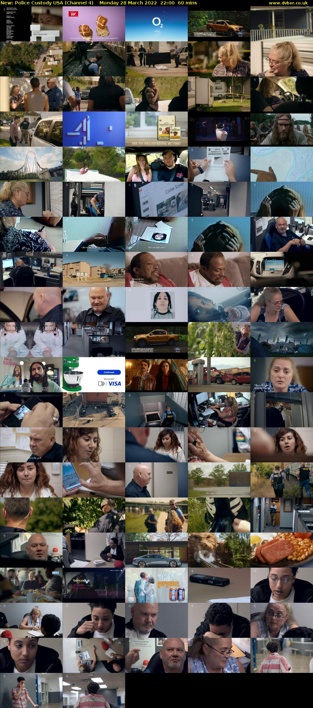 Police Custody USA (Channel 4) Monday 28 March 2022 22:00 - 23:00