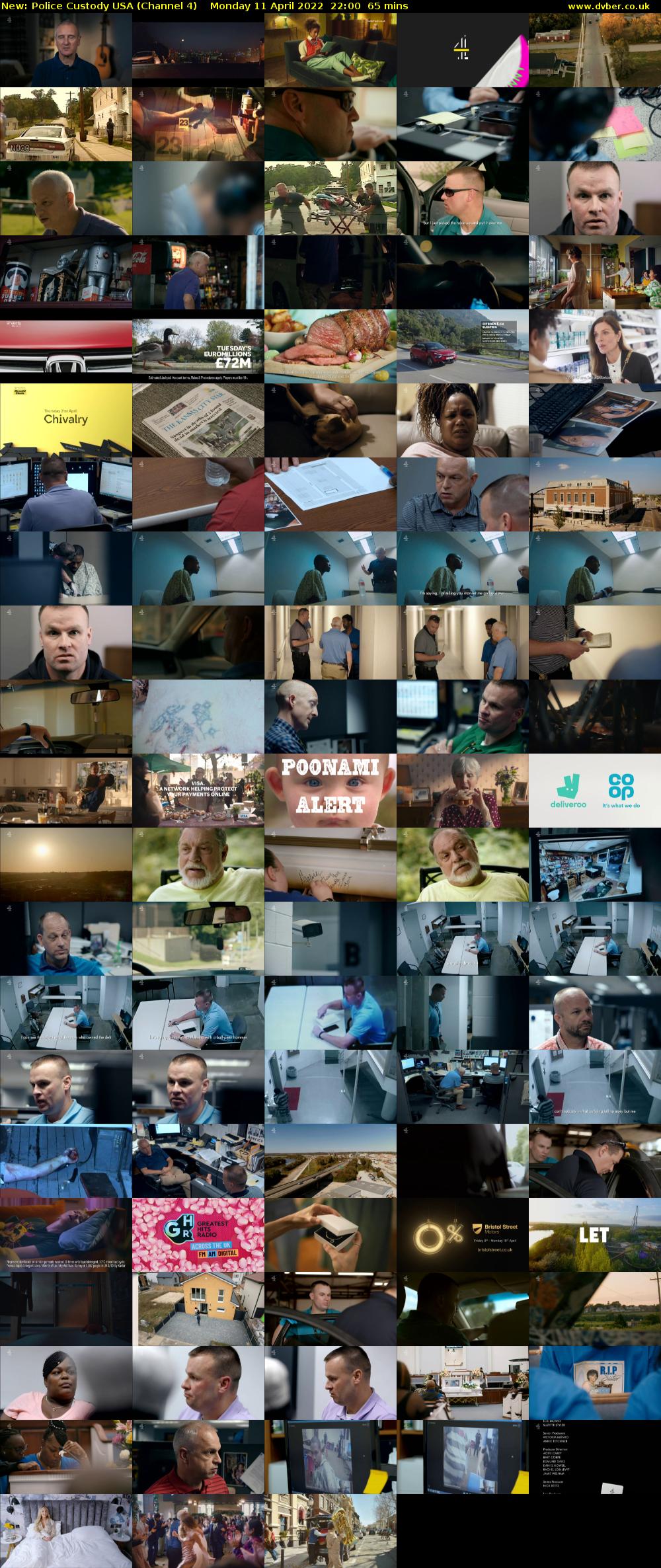 Police Custody USA (Channel 4) Monday 11 April 2022 22:00 - 23:05
