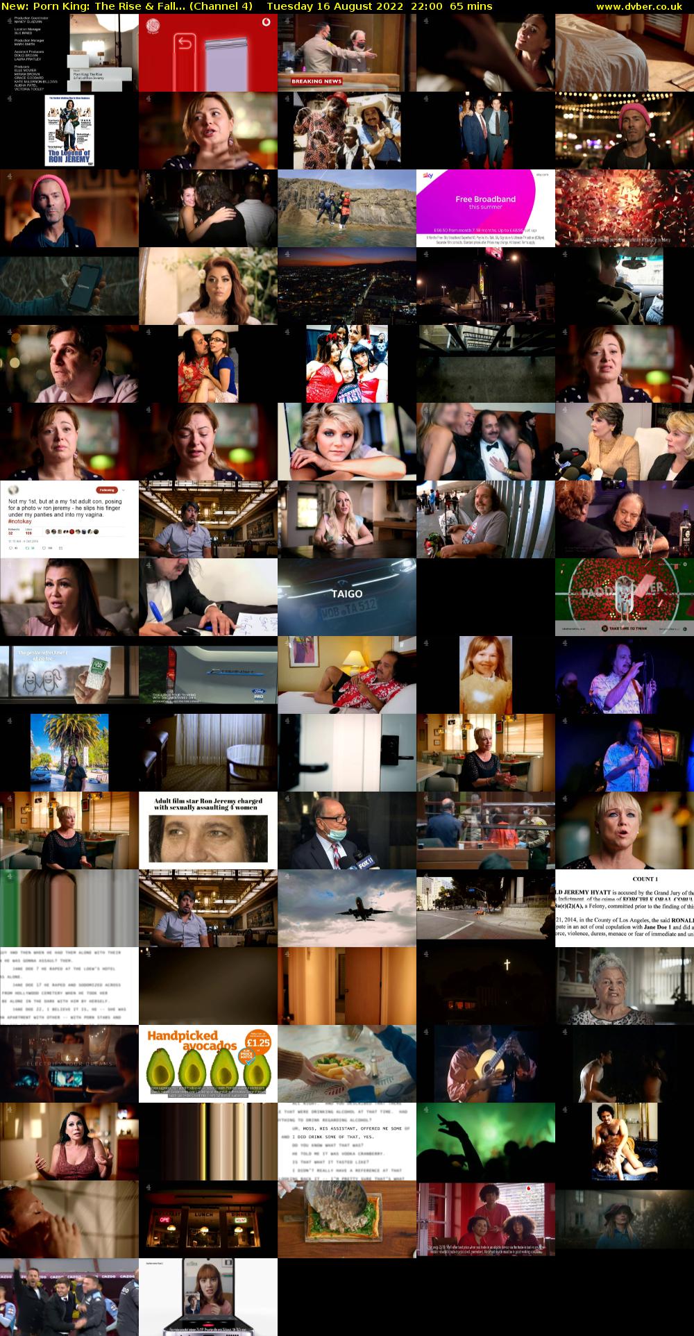 Porn King: The Rise & Fall... (Channel 4) Tuesday 16 August 2022 22:00 - 23:05