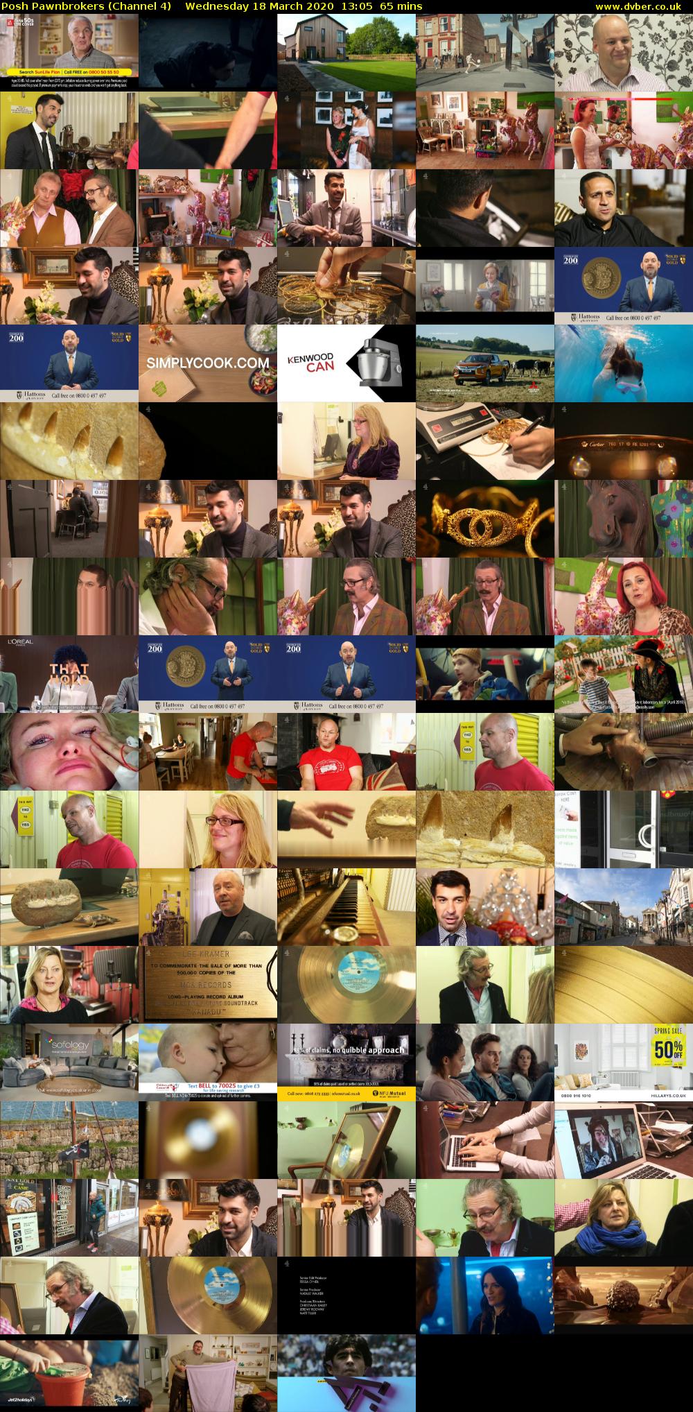 Posh Pawnbrokers (Channel 4) Wednesday 18 March 2020 13:05 - 14:10