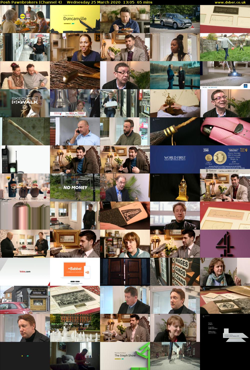 Posh Pawnbrokers (Channel 4) Wednesday 25 March 2020 13:05 - 14:10