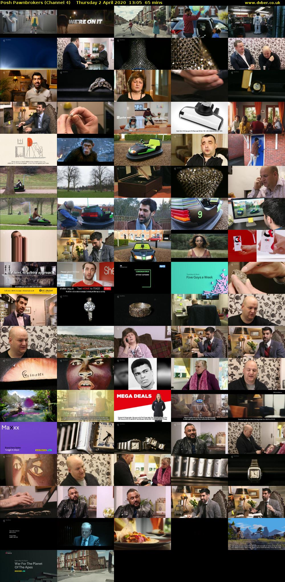 Posh Pawnbrokers (Channel 4) Thursday 2 April 2020 13:05 - 14:10