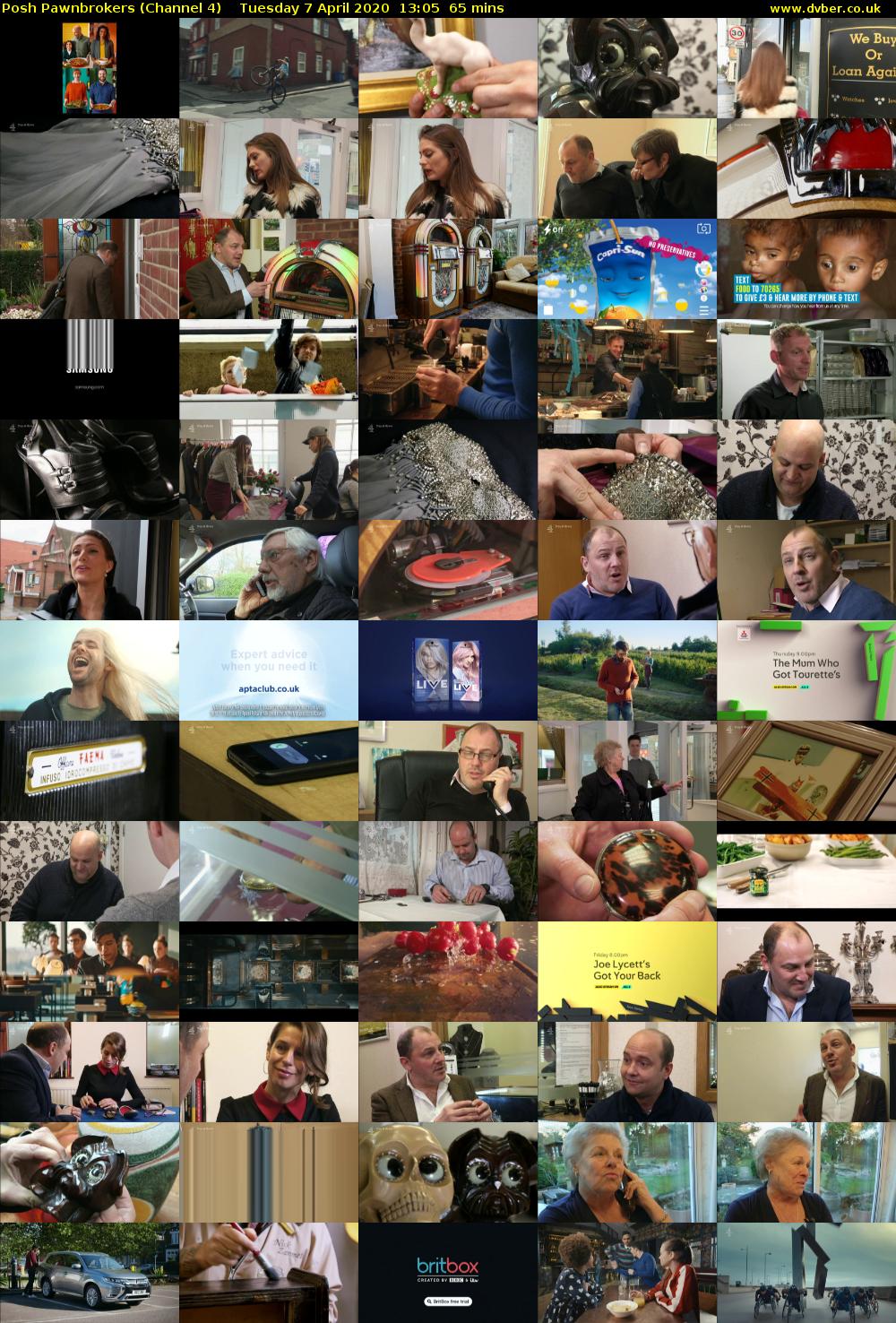 Posh Pawnbrokers (Channel 4) Tuesday 7 April 2020 13:05 - 14:10