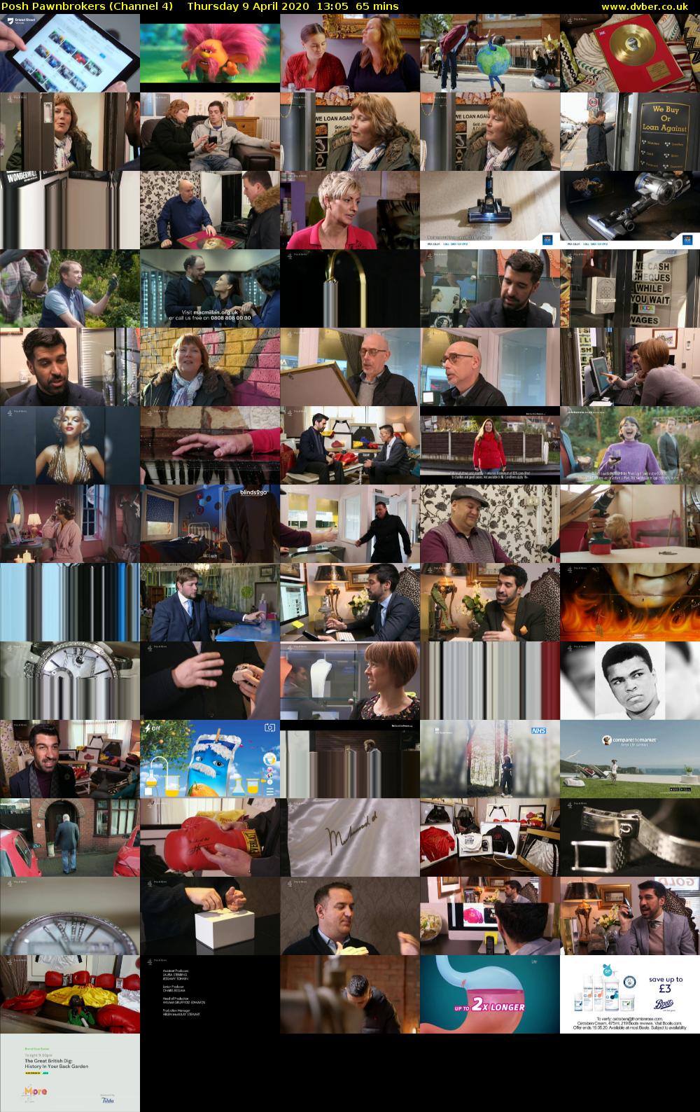 Posh Pawnbrokers (Channel 4) Thursday 9 April 2020 13:05 - 14:10
