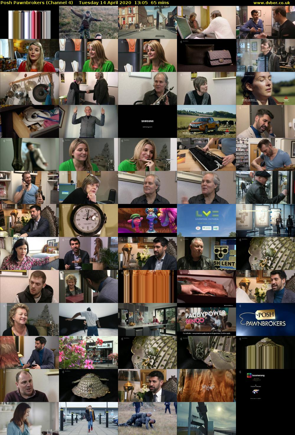 Posh Pawnbrokers (Channel 4) Tuesday 14 April 2020 13:05 - 14:10